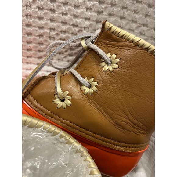 Jack Rogers Chloe Duck Boots 9 Peach Gold NEW w/o tags or box - Picture 3 of 12